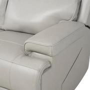 Alex Gray Leather Power Reclining Sofa  alternate image, 9 of 12 images.