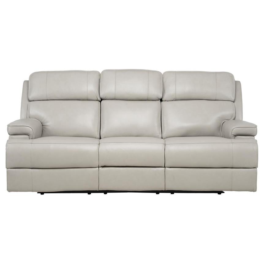 Alex Gray Leather Power Reclining Sofa