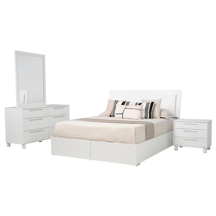 Solara 4-Piece Queen Storage Bedroom Set  main image, 1 of 9 images.