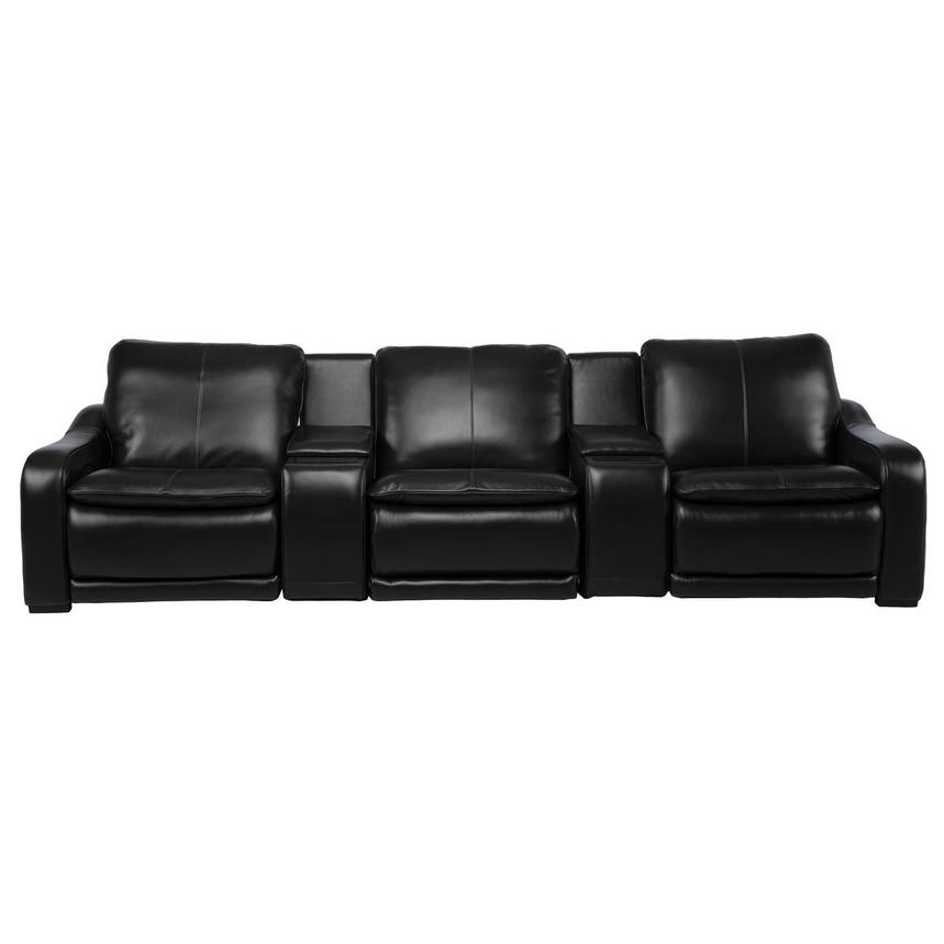 Blackstone Home Theater Leather Seating with 5PCS/2PWR  main image, 1 of 11 images.