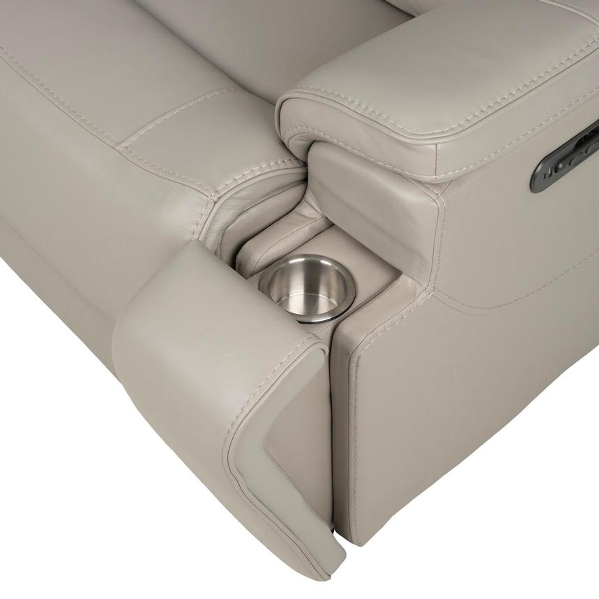 Granite Leather Power Reclining Sectional with 6PCS/2PWR alternate image, 11 of 15 images.
