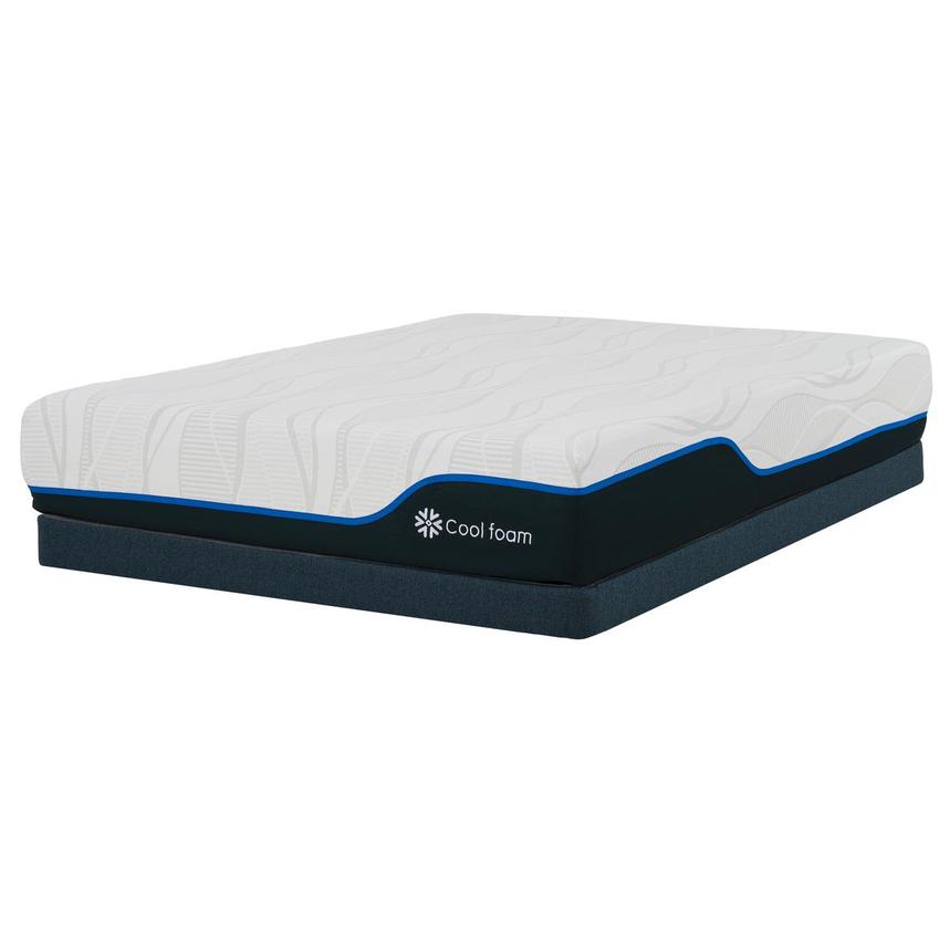 Crest Full Mattress w/Low Foundation by Simmons