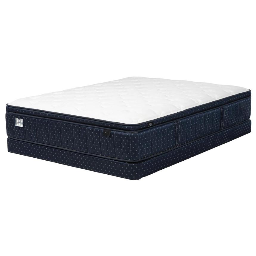 Badesi-Firm King Mattress w/Low Foundation by Carlo Perazzi Elite