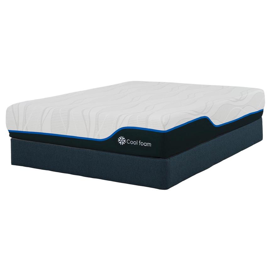 Crest King Mattress w/Regular Foundation by Simmons