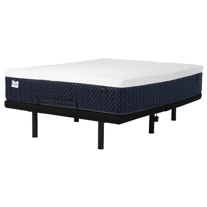 Erbezzo-Medium King Mattress w/Donalie Powered Base by Carlo Perazzi Elite