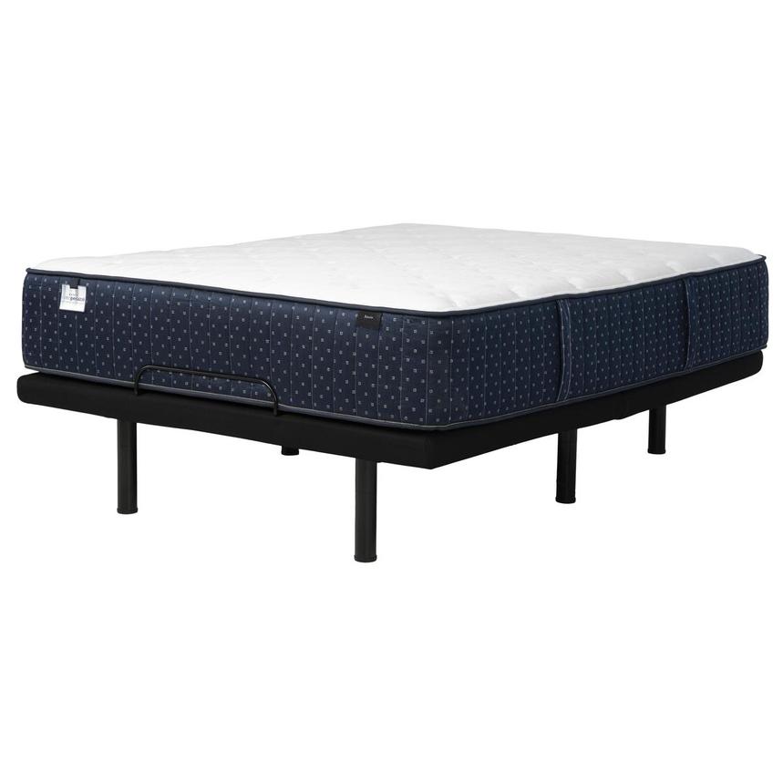 Alezio-Medium Queen Mattress w/Legra Powered Base by Carlo Perazzi Elite