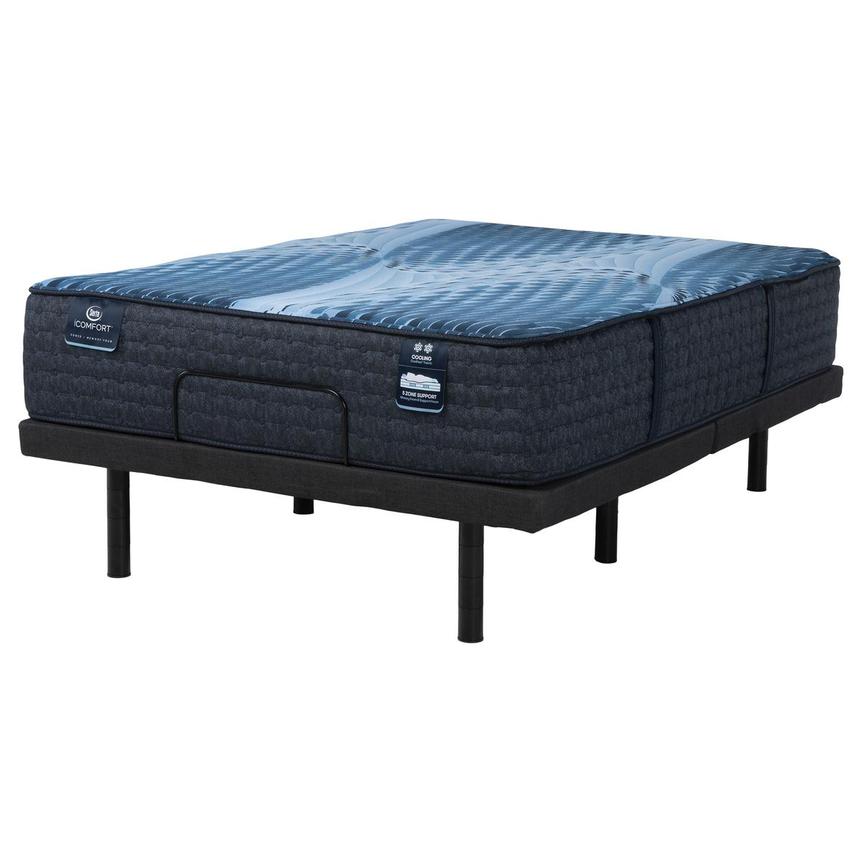 Aspire-Plush Queen Mattress w/Motion Renew Powered Base by Serta®  main image, 1 of 10 images.