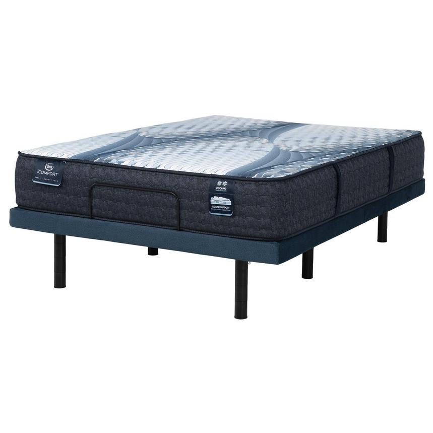 Elana-Firm Queen Mattress w/Motion Essentials VI Powered Base by Serta