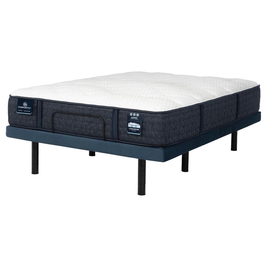 Chelsea-Medium Queen Mattress w/Motion Essentials VI Powered Base by Serta