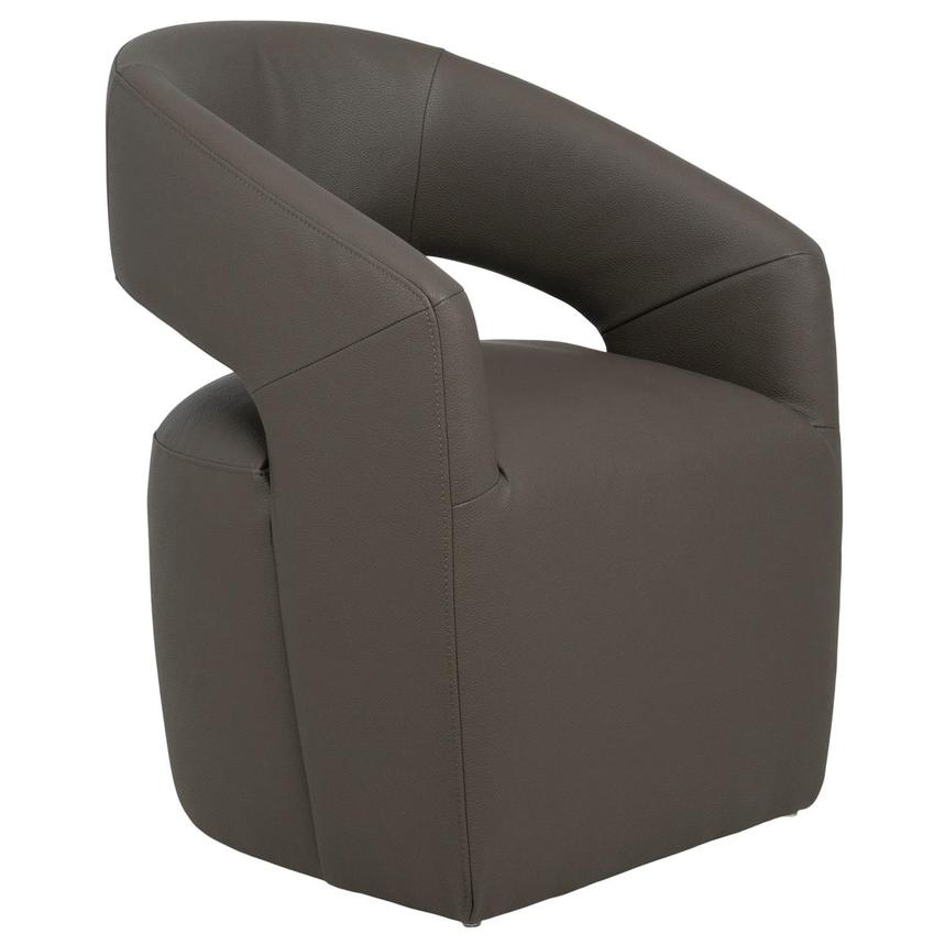 Lilly Gray Arm Chair w/Casters  alternate image, 3 of 9 images.