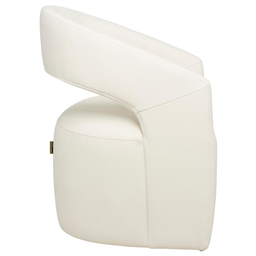 Lilly White Arm Chair w/Casters alternate image, 4 of 9 images.