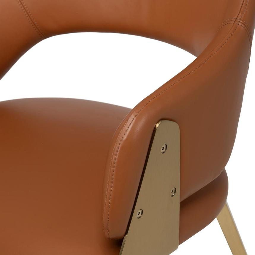 Monarch Leather Swivel Arm Chair  alternate image, 6 of 8 images.