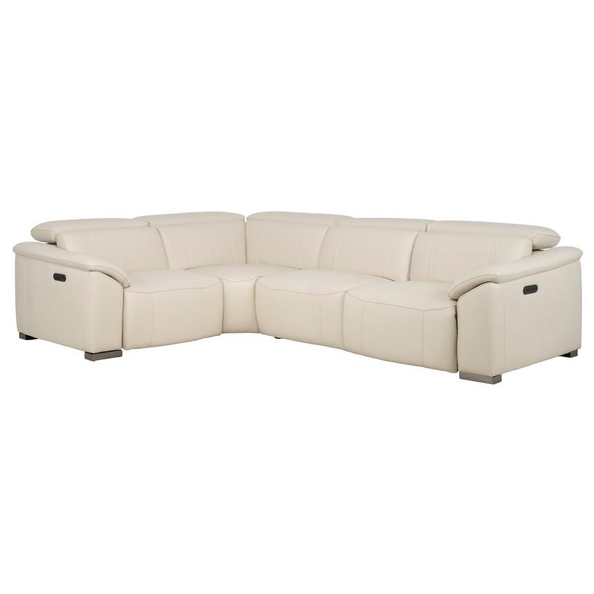 Cordova Leather Power Reclining Sectional with 4PCS/2PWR  main image, 1 of 10 images.