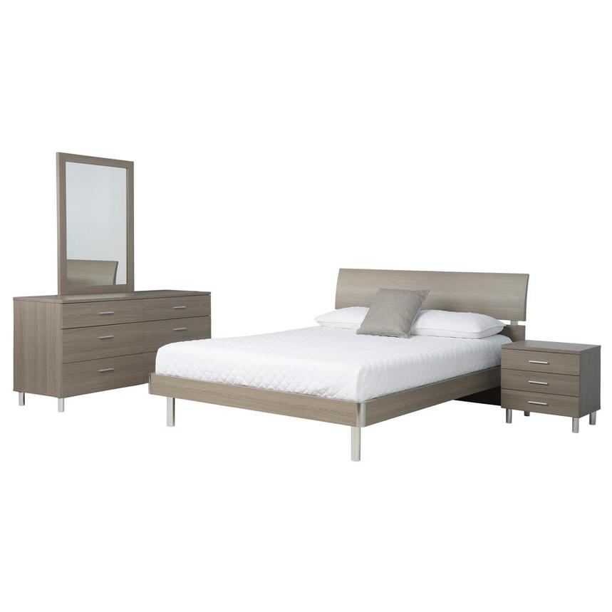 Daisy Gray 4-Piece Queen Bedroom Set  main image, 1 of 5 images.