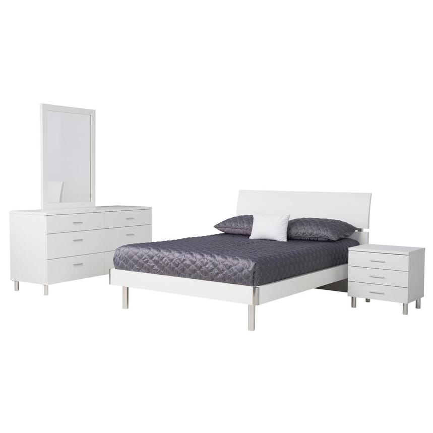 Daisy White 4-Piece Queen Bedroom Set