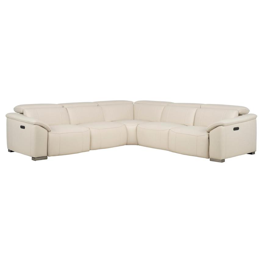 Cordova Leather Power Reclining Sectional with 5PCS/2PWR  main image, 1 of 10 images.