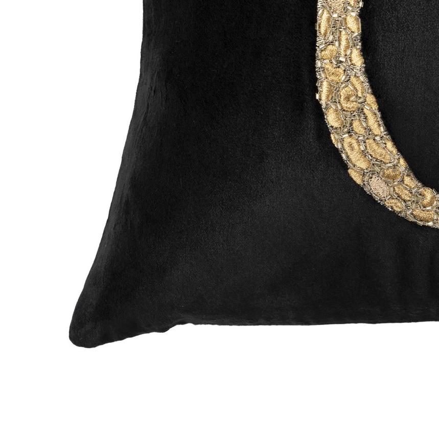 Pars Black Accent Pillow  alternate image, 2 of 4 images.