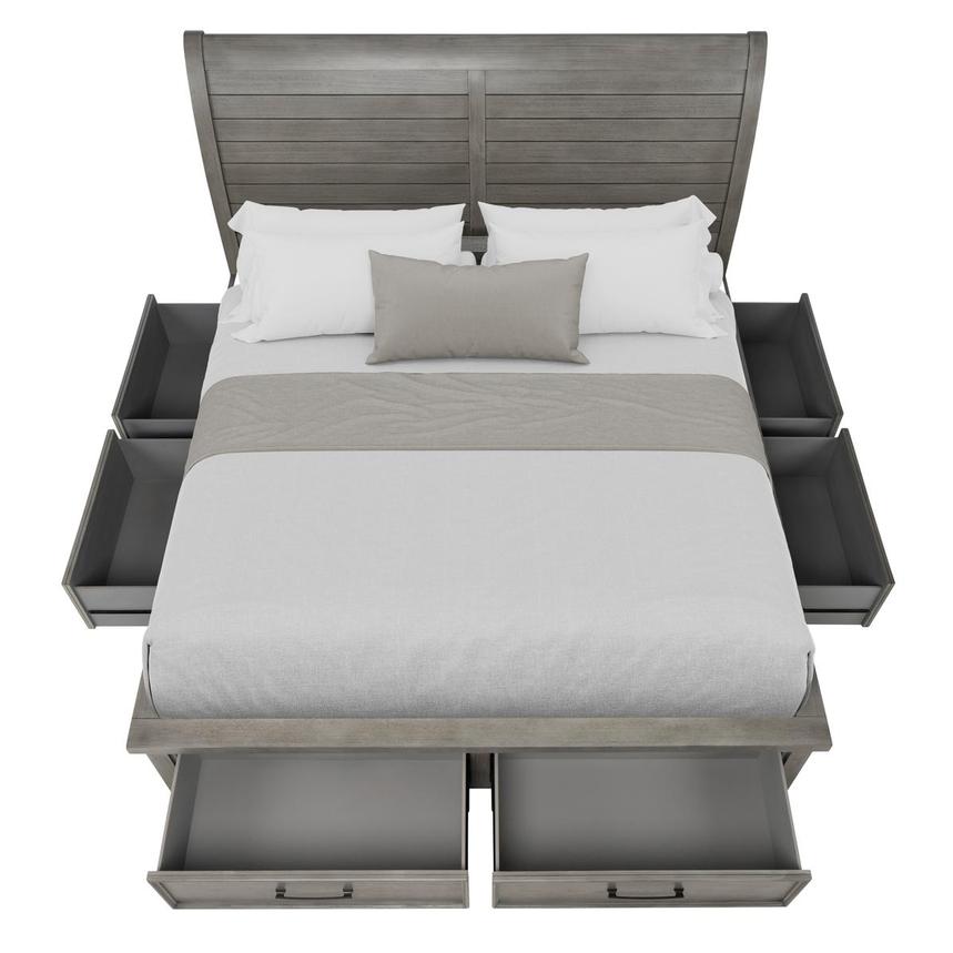 Justin Gray King Storage Bed  alternate image, 6 of 9 images.