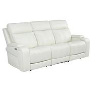Zeus Leather Power Reclining Sofa  alternate image, 4 of 16 images.