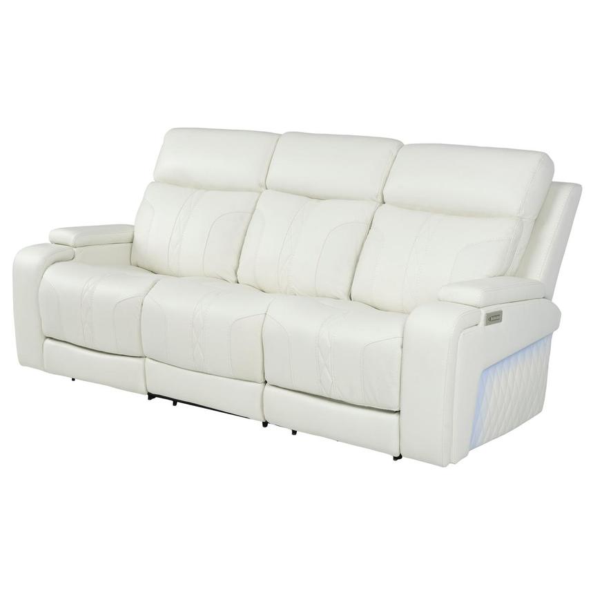 Zeus Leather Power Reclining Sofa