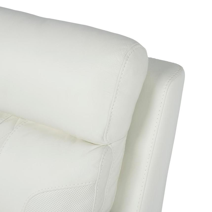 Zeus Leather Power Reclining Sofa w/Console | El Dorado Furniture