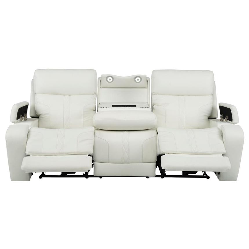 Zeus Leather Power Reclining Sofa  alternate image, 3 of 17 images.