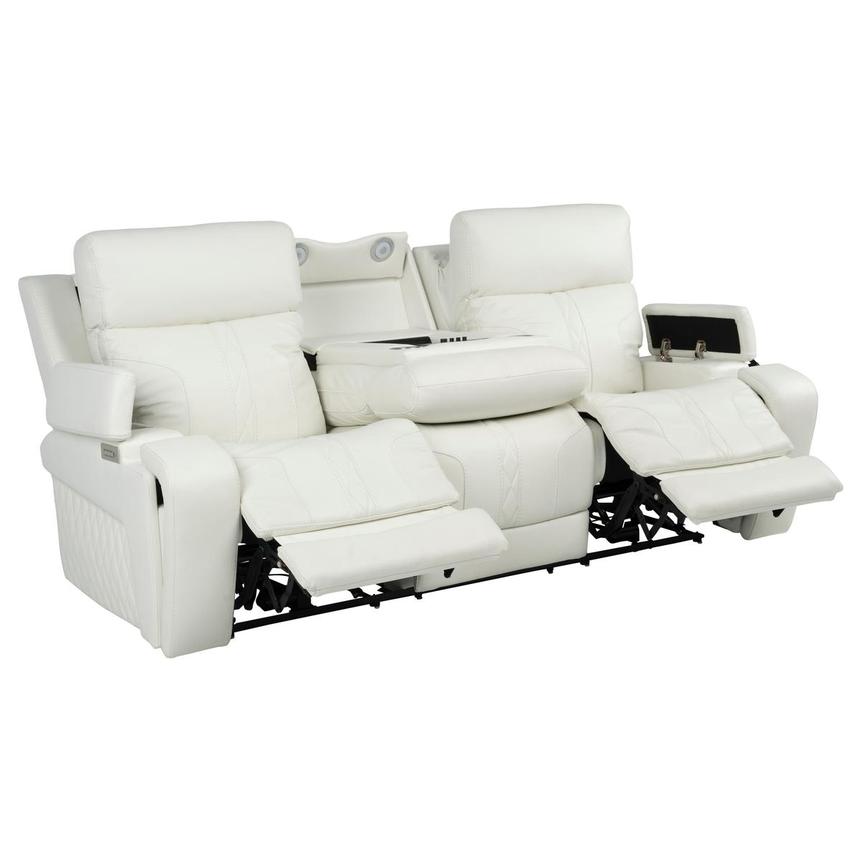 Zeus Leather Power Reclining Sofa alternate image, 6 of 18 images.
