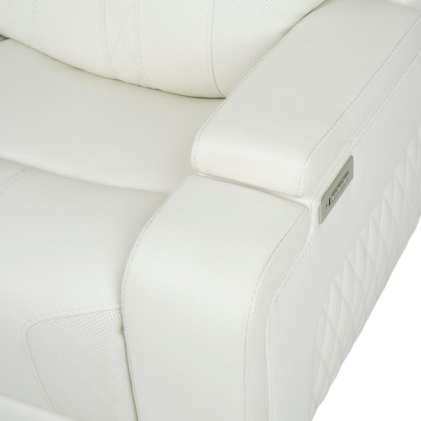 Zeus Leather Power Reclining Sofa alternate image, 16 of 18 images.