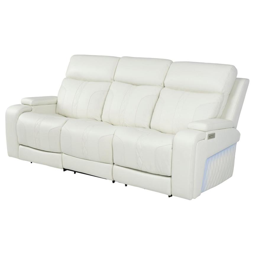 Zeus Leather Power Reclining Sofa | El Dorado Furniture