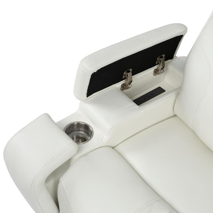 Zeus Leather Power Recliner alternate image, 9 of 14 images.