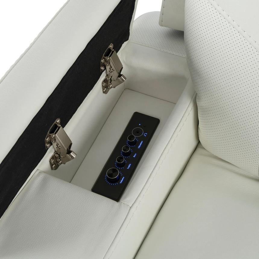 Zeus Leather Power Recliner  alternate image, 11 of 15 images.