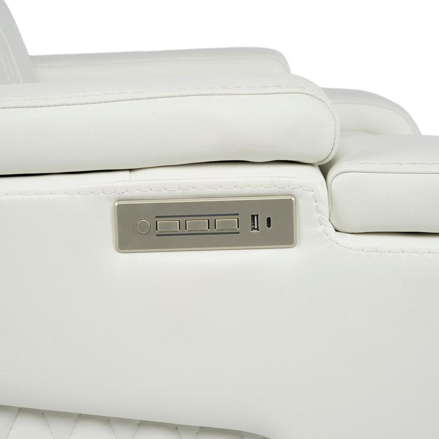 Zeus Leather Power Recliner  alternate image, 13 of 14 images.