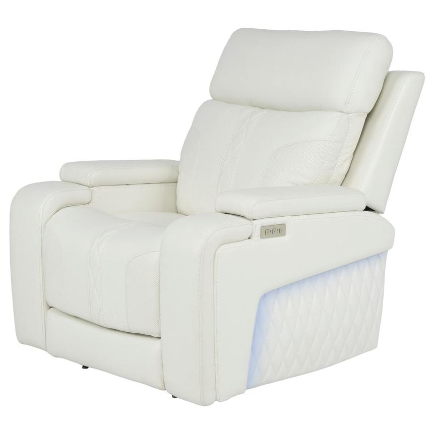 Zeus Leather Power Recliner  main image, 1 of 15 images.