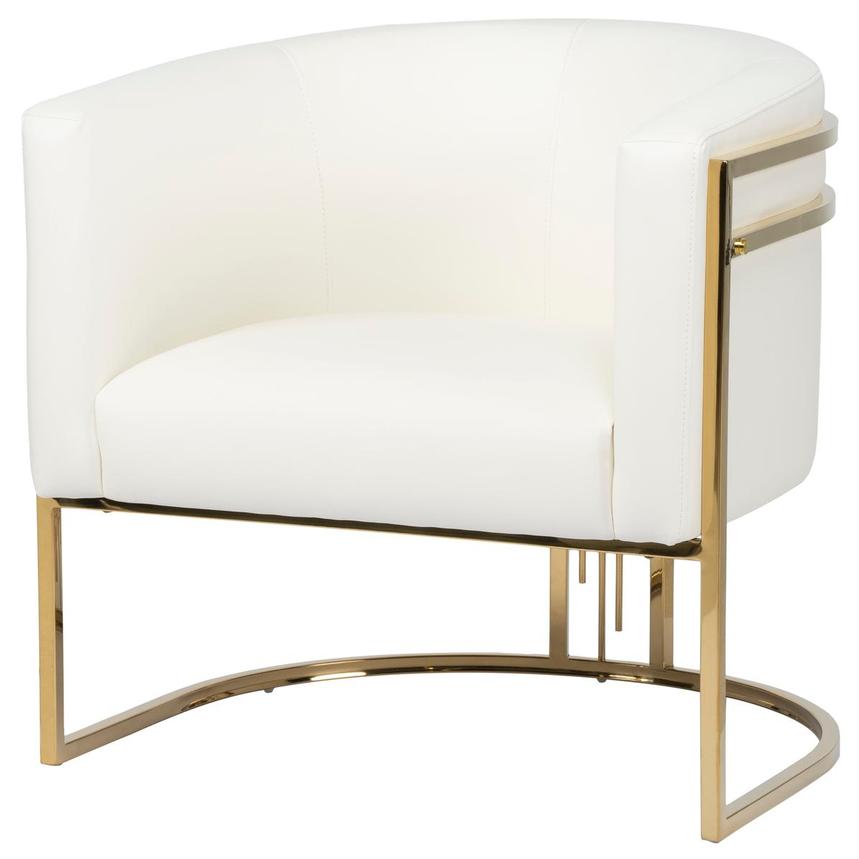 Gatsby II White Accent Chair