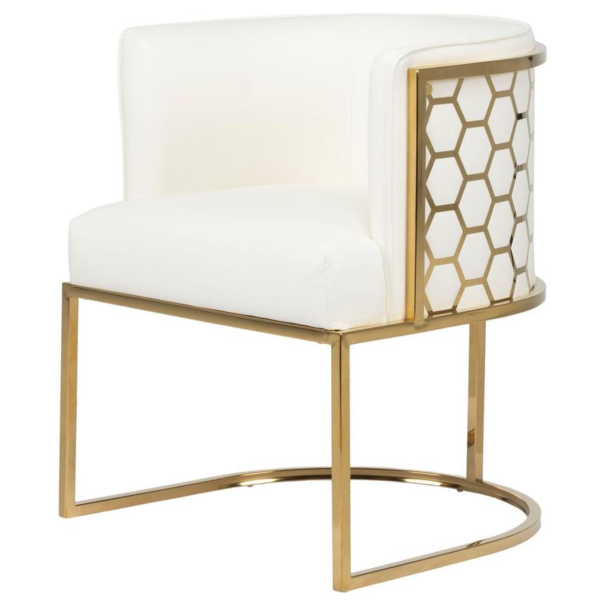 Hastings II White Accent Chair  main image, 1 of 10 images.