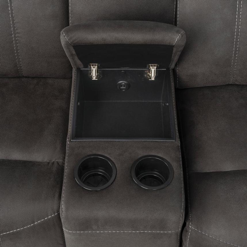 Dallas Dark Gray Home Theater Seating with 5PCS/3PWR  alternate image, 6 of 11 images.
