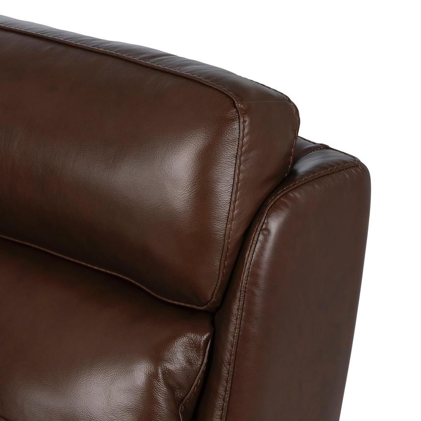 Naya Brown Leather Power Reclining Sectional with 7PCS/3PWR  alternate image, 8 of 11 images.