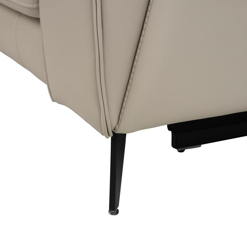 Luke 2.0 Taupe Leather Power Reclining Sectional with 6PCS/3PWR  alternate image, 11 of 12 images.