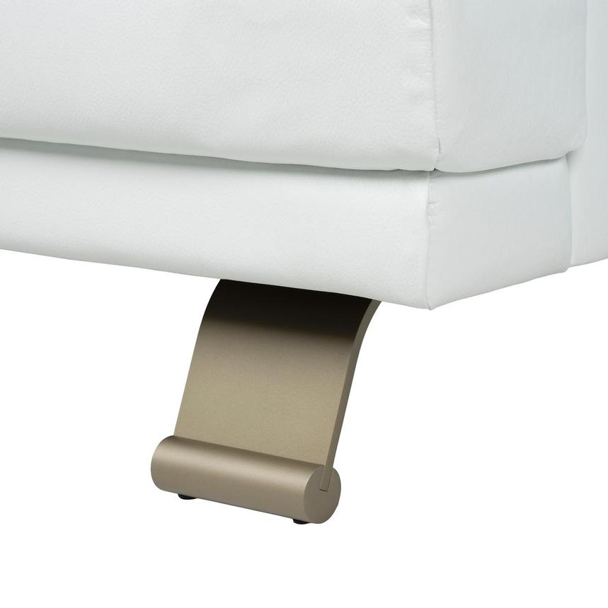 Rio White II Leather Loveseat  alternate image, 8 of 8 images.