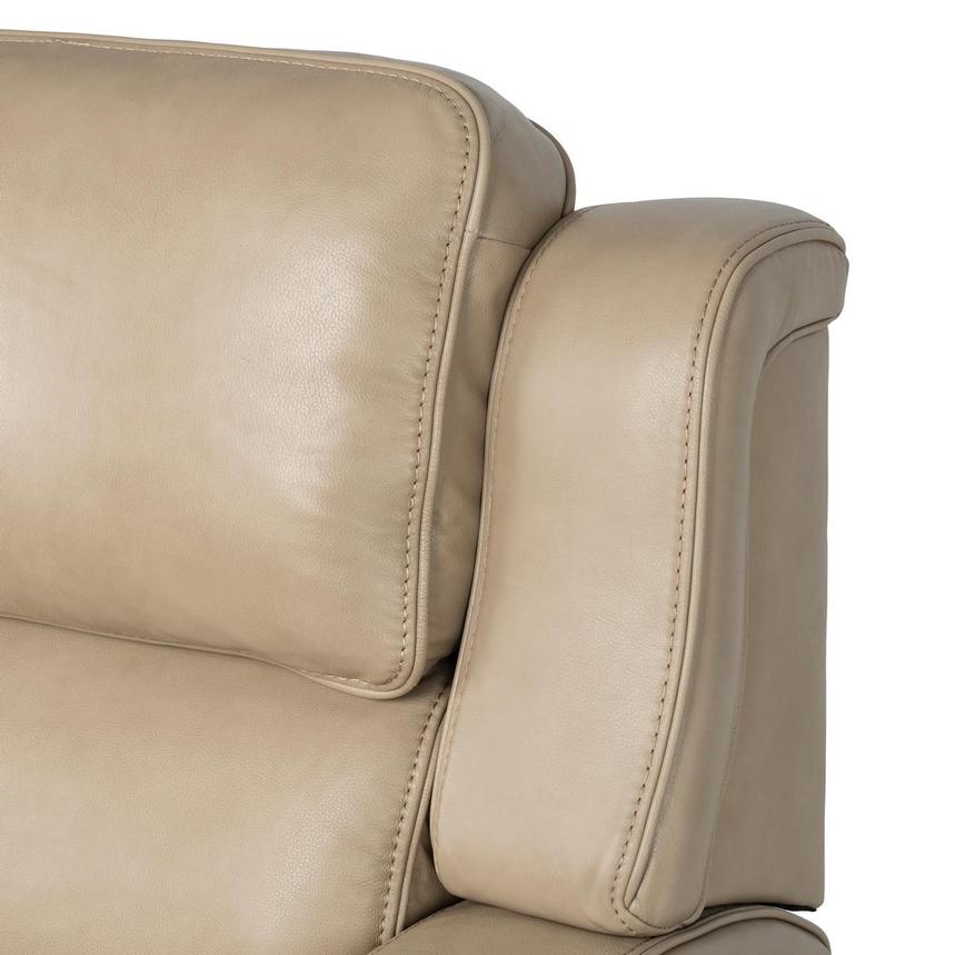 Epic Taupe Leather Power Recliner  alternate image, 8 of 12 images.