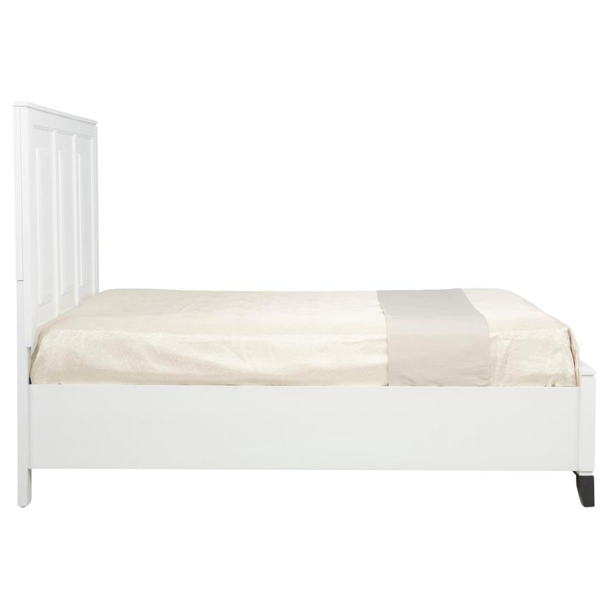 Eason White Queen Storage Bed alternate image, 4 of 9 images.