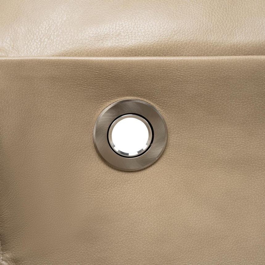 Epic Taupe Leather Power Reclining Sofa alternate image, 14 of 14 images.