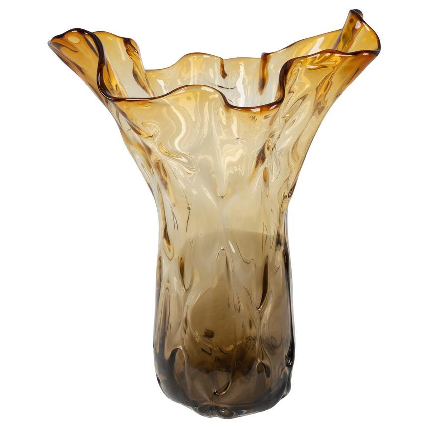 Mahle Brown Glass Vase  main image, 1 of 7 images.