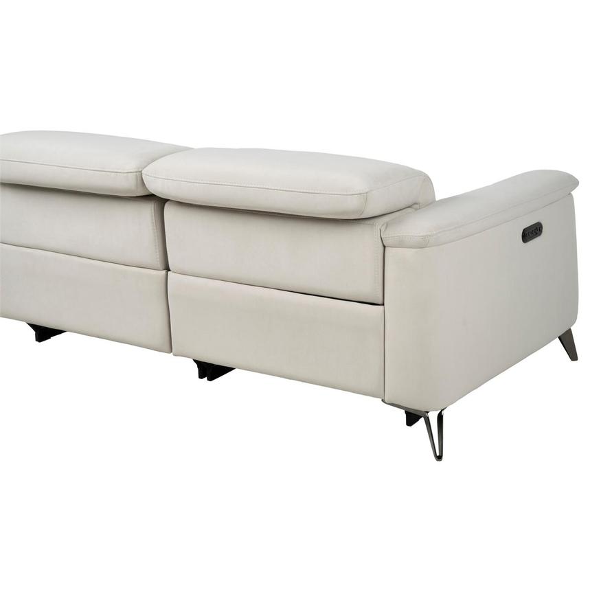 Claribel II Ivory Power Reclining Sectional with 5PCS/2PWR  alternate image, 5 of 10 images.