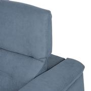 Claribel II Light Blue Power Reclining Sectional with 5PCS/3PWR  alternate image, 7 of 10 images.