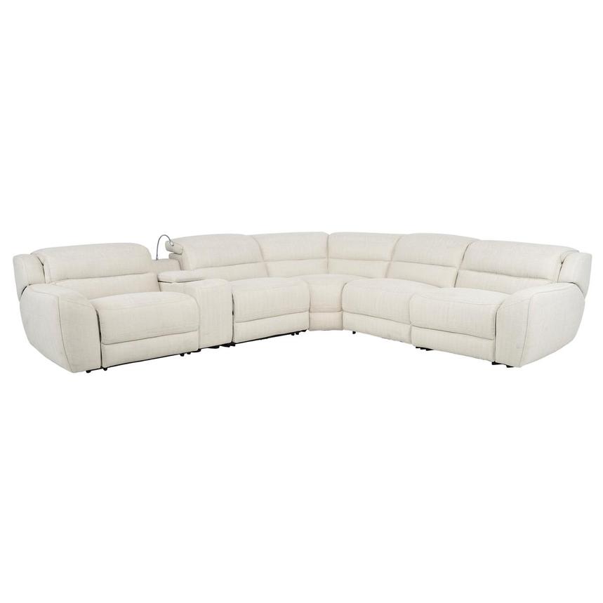 Astro Power Reclining Sectional with 6PCS/2PWR main image, 1 of 15 images.