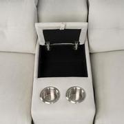 Claribel II Ivory Power Reclining Sectional with 6PCS/2PWR  alternate image, 8 of 13 images.