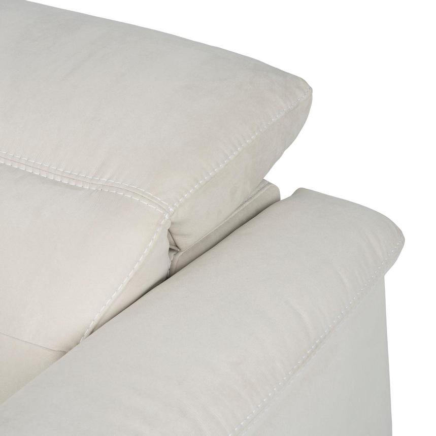 Claribel II Ivory Home Theater Seating with 5PCS/3PWR  alternate image, 8 of 12 images.