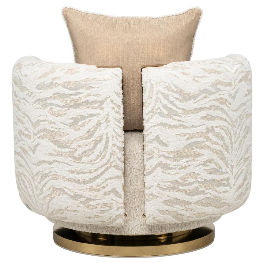 Savannah Gold Swivel Accent Chair  alternate image, 6 of 13 images.