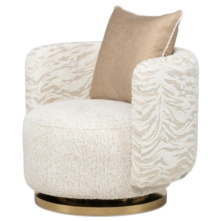 Savannah Gold Swivel Accent Chair  main image, 1 of 13 images.
